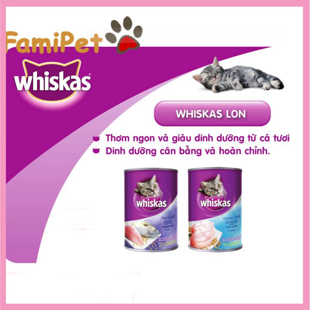 Hạt Thức Ăn Khô Cho Mèo Lớn Whiskas 1.2kg Đủ Mùi Vị