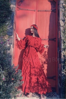 Váy boho đỏ
