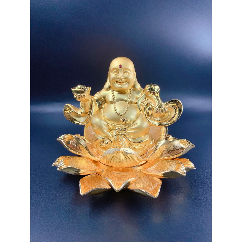 Tượng Xe Ô Tô Phỗng Di Lặc Đế Sen Mở Mang Lại Tiền Tài, Sức Khỏe (tặng thêm 1 vòng tay phong thuỷ