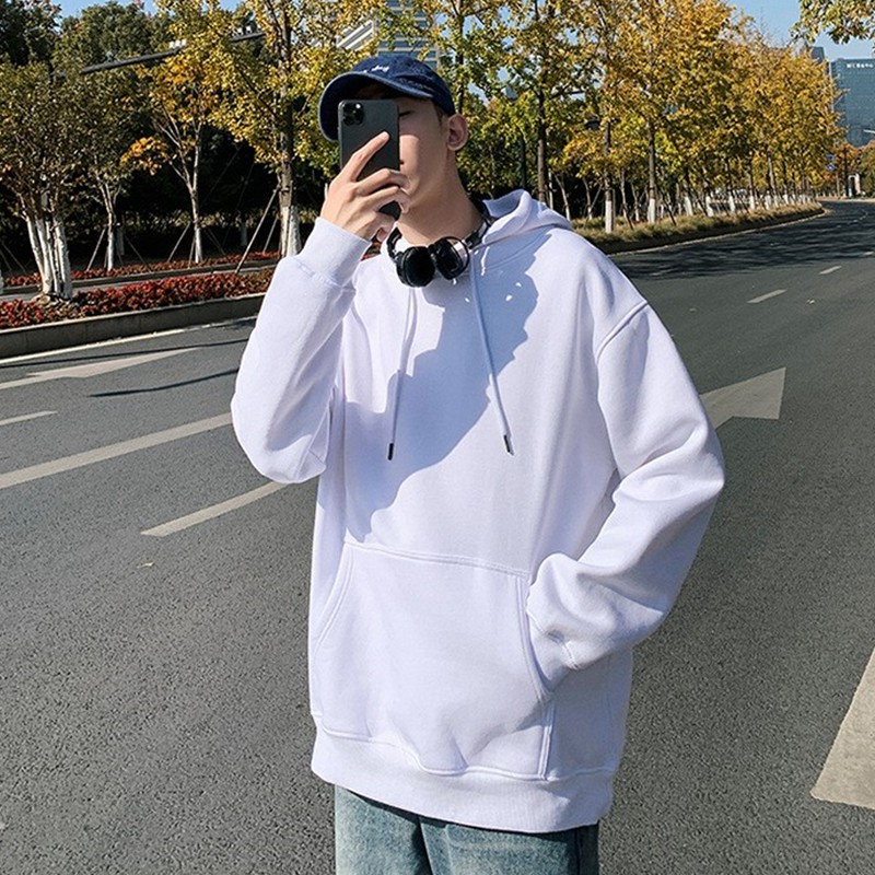 Áo hoodie trơn cặp đôi unisex nam nữ sweater local brand hàn quốc cute khoác zip choàng cardigan chống nắng