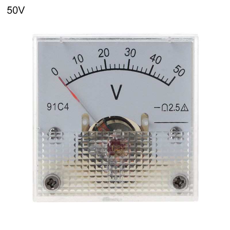 Vôn Kế Cơ 91c4 Dc Loại 3 / 5 / 10 / 15 / 20 / 30 / 50 / 100 / 150 / 250v