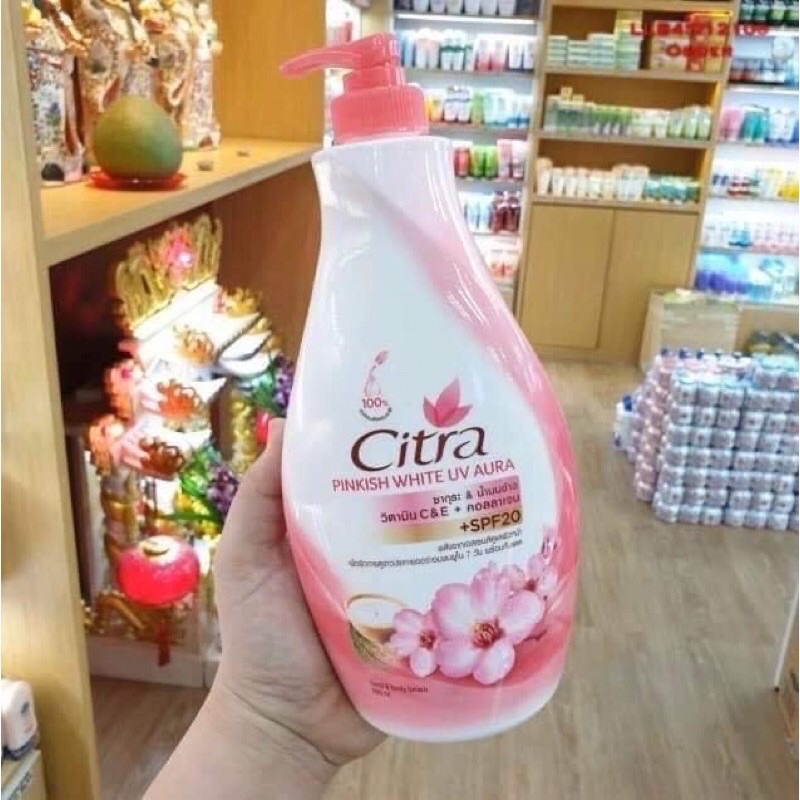 Kem dưỡng thể Citra hoa anh đào chai lớn 400ml