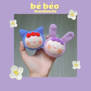 MÓC KHOÁ BÉ BÉO LEN HANDMADE  - BASIC