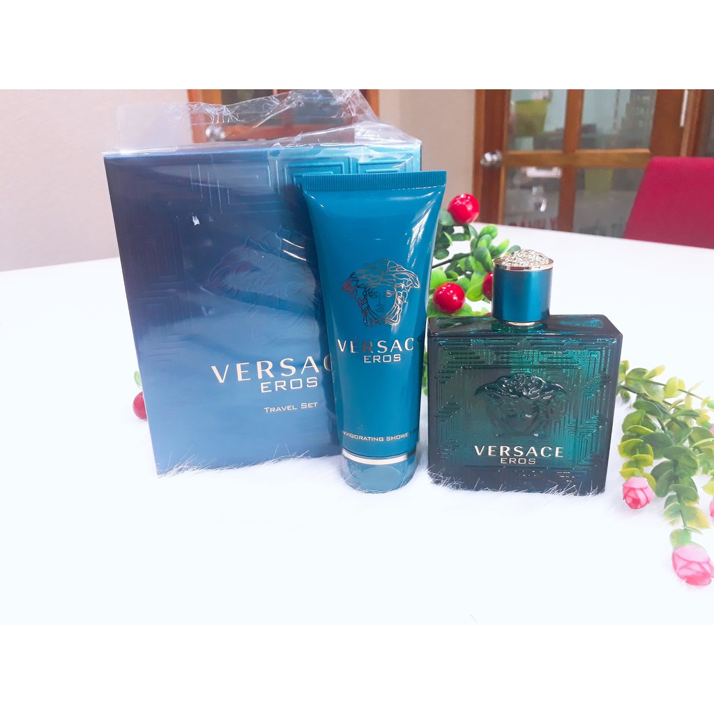 versace eros travel set