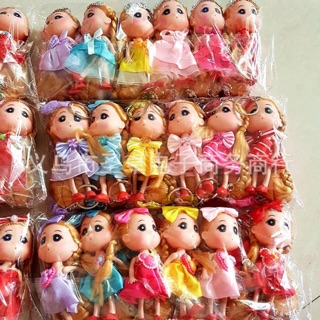 Combo 5 búp bê chipi 12cm có áo ( mẫu ngẫu nhiên)