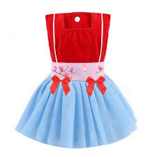 Đầm Hai Chân Thời Trang Xuân Hè Phong Cách Trung Quốc Bằng Cotton Cho Chó Mèo Quần Áo Vật Nuôi