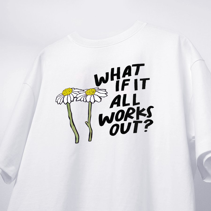 Áo thun nữ hoa phom rộng Cotton thoáng mát hoa cúc họa mi ĐIỀU GÌ NẾU TẤT CẢ MỌI THỨ ĐƯỢC RA MẮT MVR KK3881