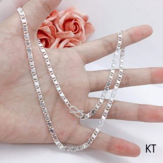 DÂY CHUYỀN MÈ DẸT BẠC TA NGUYÊN CHẤT CHO BÉ