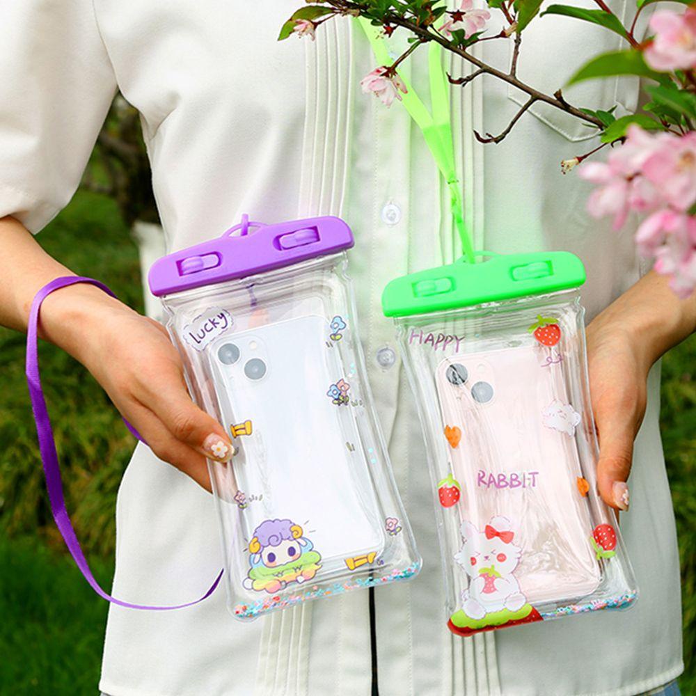 Túi Đựng Điện Thoại Kín Đáo Chống Thấm Nước Trong Suốt Tiện Dụng Mang Theo Bơi Lội / Lặn Biển