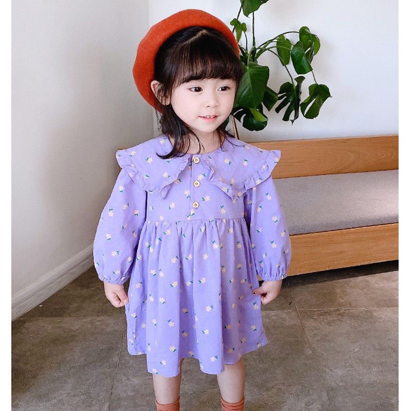 [SALE] VT35⚡Size100-140 (12-30kg)⚡Váy đầm babydoll bé gái, cotton thô cực mát⚡Thời trang trẻ Em hàng quảng châu freeship