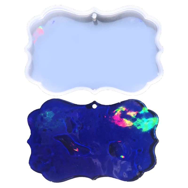 Khuôn Làm Móc Khóa Bằng Nhựa Resin Hình Cây Thông Giáng Sinh DIY