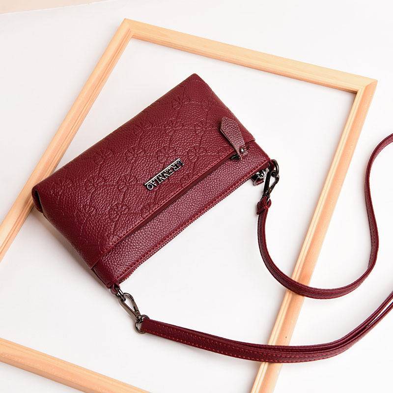 Túi Xách Da Mềm Mini Đeo Vai Thời Trang Cho Phụ Nữ Trung Niên 3998#