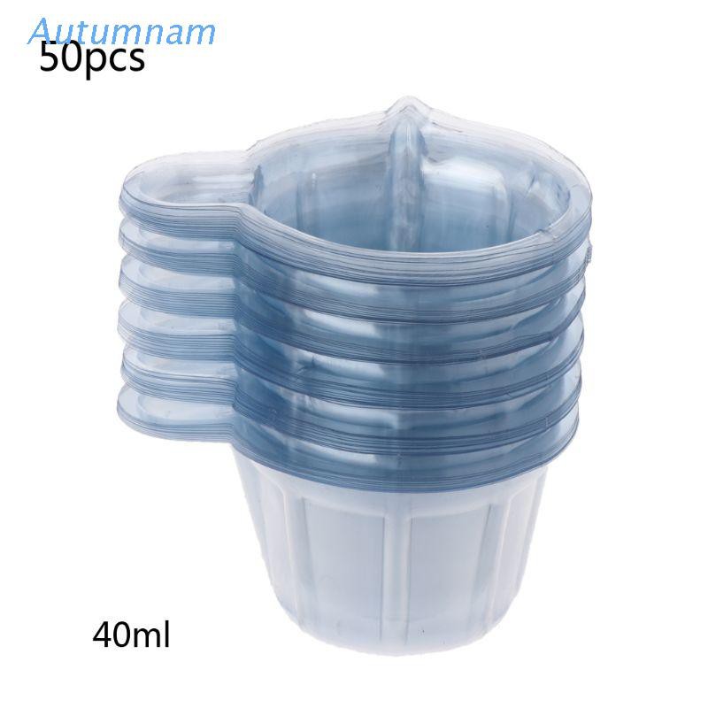 Set 50 Cốc Nhựa 40ml Dùng Để Làm Đồ Trang Sức Thủ Công