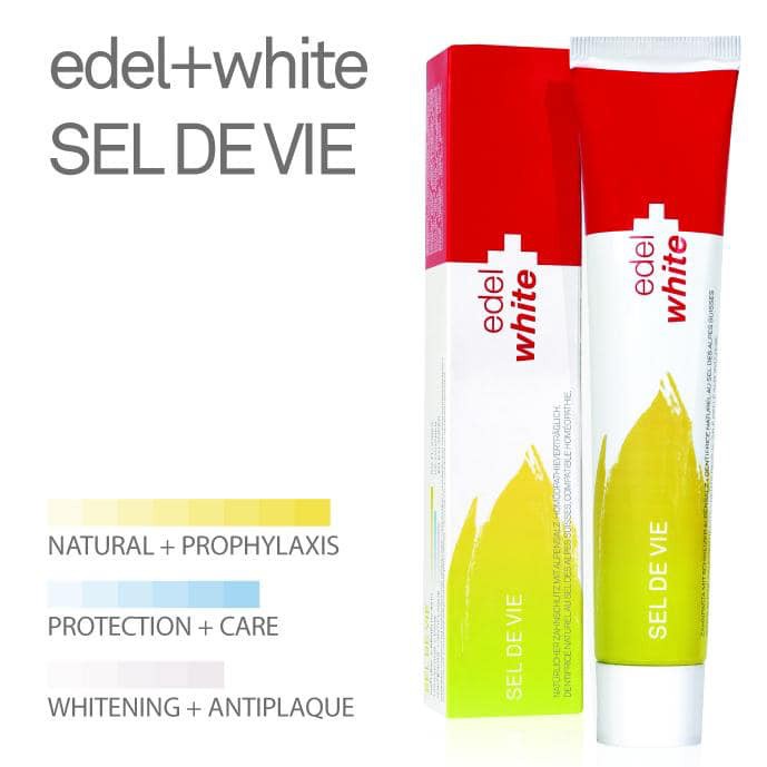 Kem đánh trắng răng EdelWhite SEl DE VIE - Thụy Sĩ