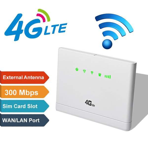 BỘ PHÁT WIFI TỪ SIM 4G ROUTER B525 - lắp ô tô khách 32 user tặng 2 Anten