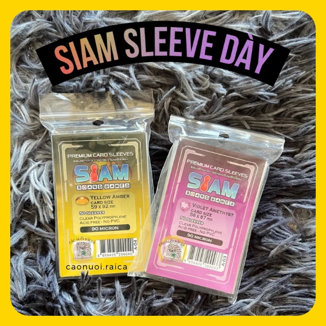 SIAM SLEEVE DÀY THÁI BỌC CARD BẢO VỆ CARD