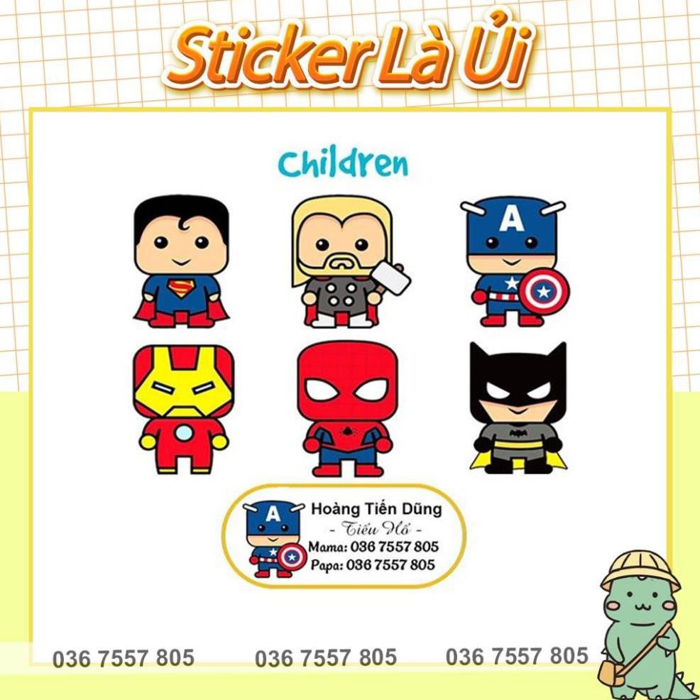 Sticker ủi cho bé đi học - hình ủi - decal ủi tên bé - in theo yêu cầu - thiết kế miễn phí - sticker dẻo cao su năm 2020