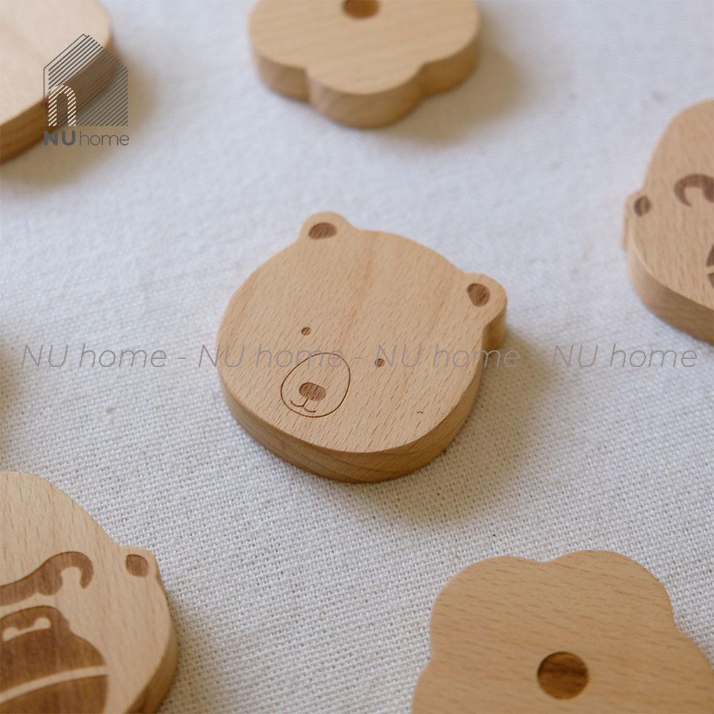 Nam châm gỗ - Haku | nuhome.vn | nam châm hít tủ lạnh bằng gỗ được thiết kế đơn giản đẹp mắt