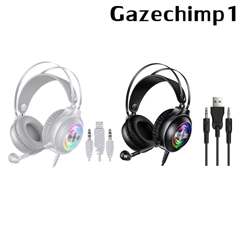 [GAZECHIMP1]Q4 Bass Stereo Over Ear Gaming Headset Headset for Gamer Soft Earmuffs