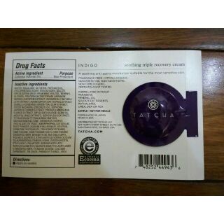 Sample Kem dưỡng cho da nhạy cảm Tatcha Indigo cream