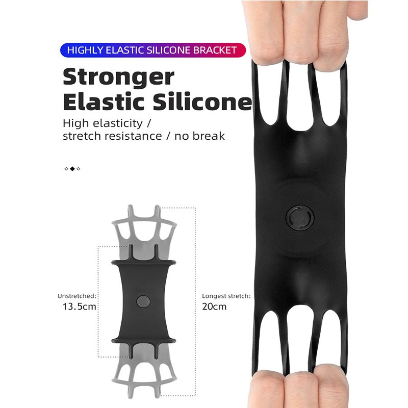 [Fulfilled by Shopee]Túi treo khung xe đạp ROCKBROS có giá đỡ điện thoại bằng silicon mật độ chống mài mòn xoay 360 độ dung tích 1.5L
