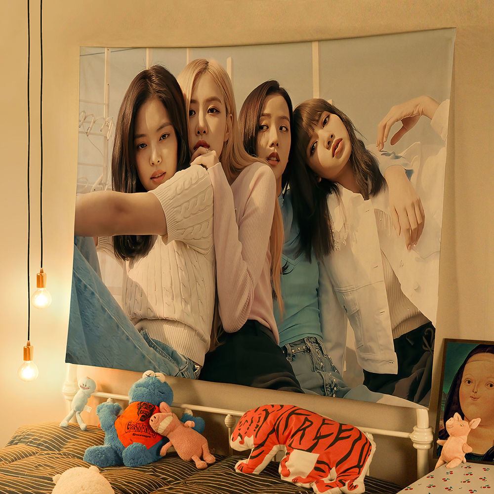 Thảm treo tường trang trí in hình Blackpink