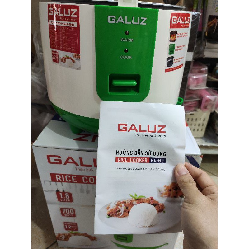 Nồi cơm điện GALUZ GR02 dung tích 1.8L