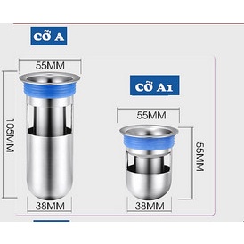 [NGĂN MÙI THOÁT NƯỚC NHANH]Phụ kiện Ngăn mùi nhà tắm - INOX 304 lắp thoát sàn chống mùi hôi ngăn vi khuẩn trào ngược lên