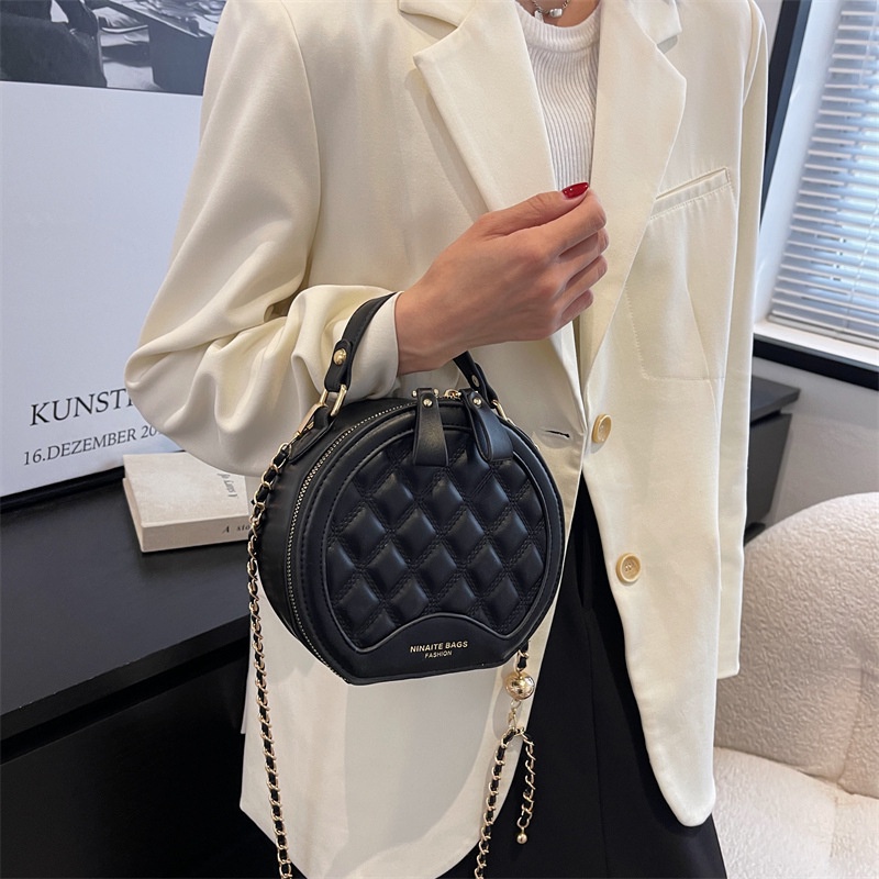 Túi xách tròn đeo chéo, túi xách nữ phóng cách Hàn Quốc hình tròn, , kiểu dáng siêu xinh, sang chảnh cho nàng