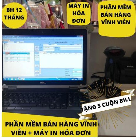 Trọn bộ Máy In Bill Bán Hàng cho Shop Tạp Hoá - Nhà Sách -Mỹ Phẩm -Thời trang