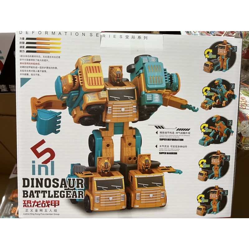 Đồ chơi Siêu RoBot biến hình 5 trong 1 cao cấp 2022