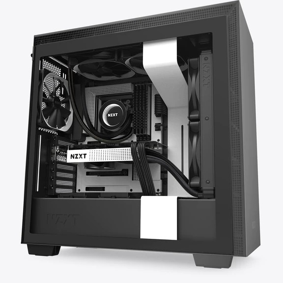 Vỏ Case Máy Tính NZXT H710 Màu Trắng Sần