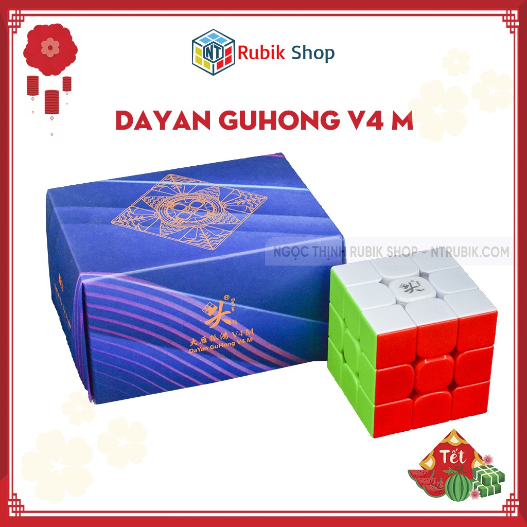 Rubik 3x3x3 Dayan Guhong V4 M Có nam châm sẵn