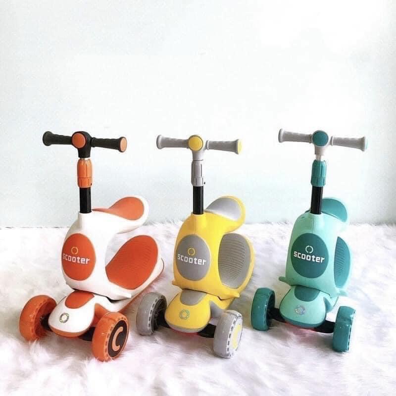 XE TRƯỢT SCOOTER CAO CẤP ĐA NĂNG 3IN1 CHO BÉ 1 - 8 TUỔI (HÀNG CHÍNH HÃNG)