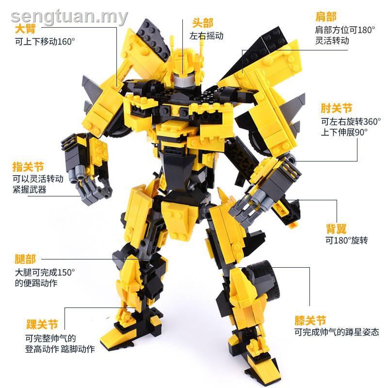 LEGO Transformers Đồ Chơi Lắp Ráp Robot Biến Hình Optimus Beetles 6-12 Tuổi