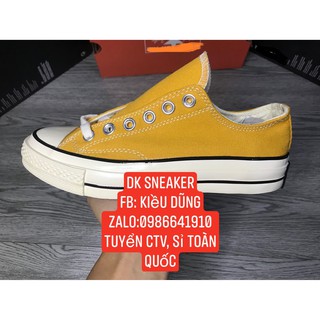 | Ảnh Thật | Giày Thể Thao Cv Vàng Thấp Nam Nữ