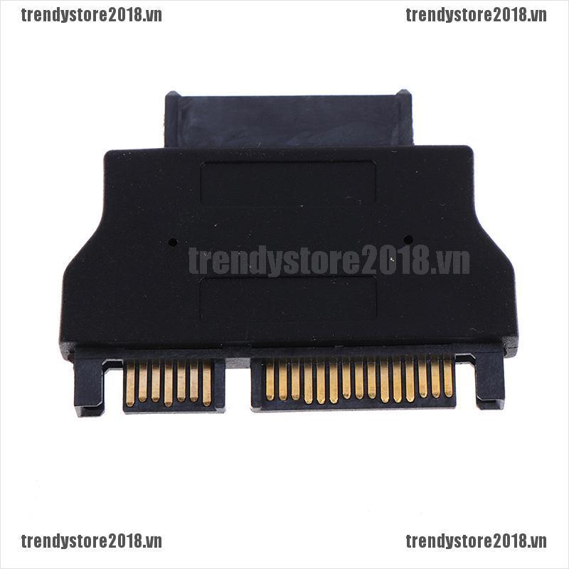 Bộ Chuyển Đổi Sata Ata 7 + 15 22pin Male Sang Slim 7 + 6 13pin Female