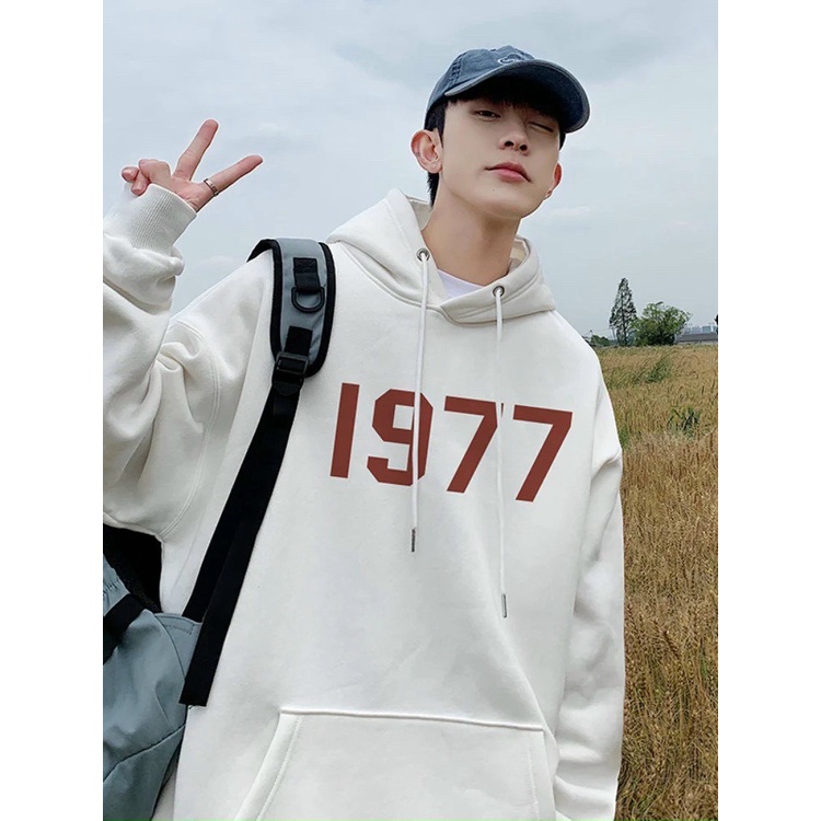 FREE SHIP MAX Áo KHoác HOodie Chui Đầu- ÁO Khoác Nỉ 1977 Có Nón To Kiểu Dáng Thời Trang Năng ĐỘng Thời Trang HHP Fashion