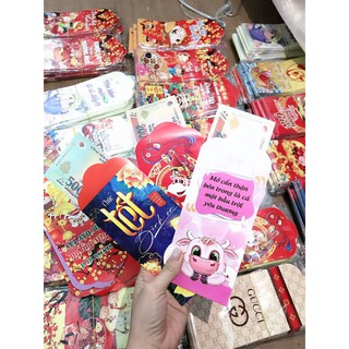 1 CHIẾC BAO LÌ XÌ  CHẤT  LƯỢNG CAO GIAO NGẪU NHIÊN MÀU