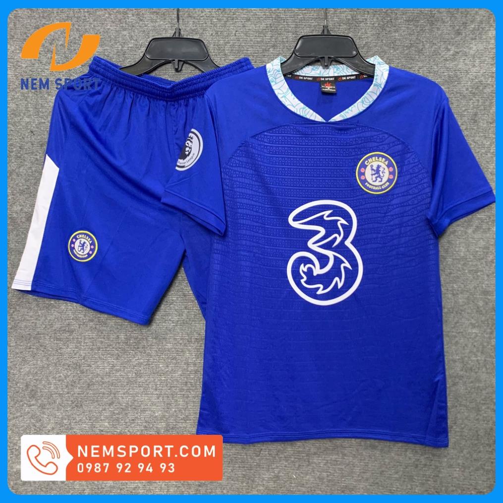 Áo Đá Bóng CLB CHELSEA Xanh Bích Sân Nhà Mới 2022 !