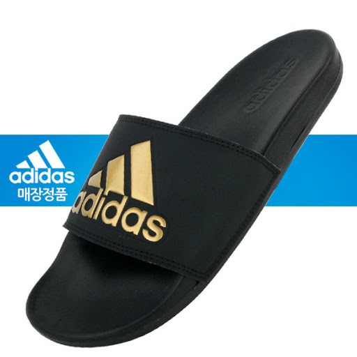 Dép Adidas Chính Hãng FREESHIPAdidas Adilette Comfort Slides Black Gold - Dép Nam Quai Ngang Chuẩn Auth EG1850