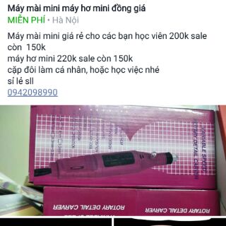 Máy mài mini cho học viên