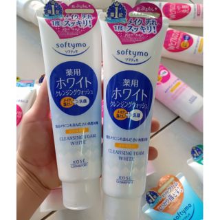 Sữa rửa mặt kose softymo dưỡng trắng da dầu