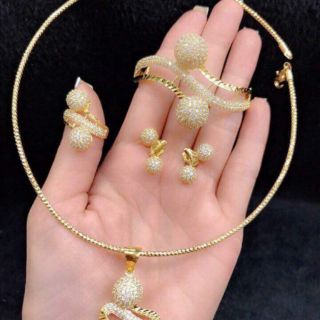Bộ trang sức nữ mạ vàng cao cấp