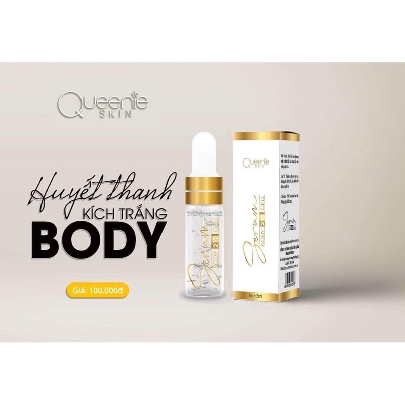 BODY TRỨNG VÀNG TẶNH SERUM HUYẾT THANH CHÍNH HÃNG