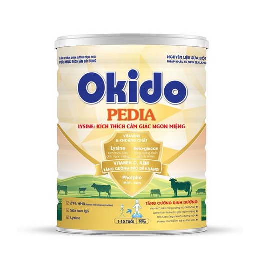 Okido Pedia - Dinh dưỡng đặc biệt cho trẻ biếng ăn