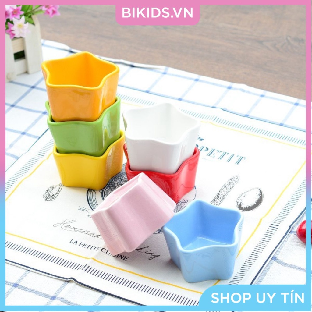 Bát ăn dặm hình ngôi sao ( nhiều màu )