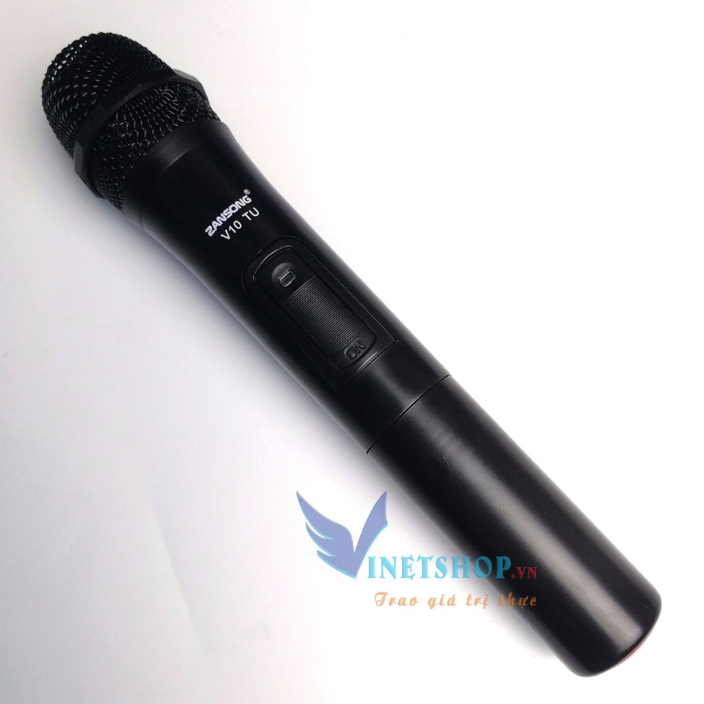 Micro Karaoke không dây V10 + V12 cho loa kéo - Daile S8 - Zansong A061 - JBZ - 106 - 108