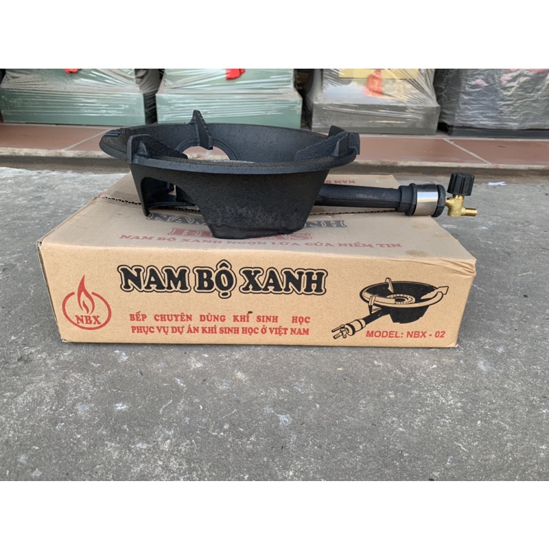 Bếp gas đơn bioga NAM BỘ XANH , Bếp đơn khí sinh học , bếp bằng gang đúc , bền đẹp chắc chắn