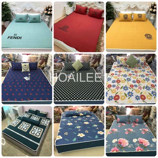 [XẢ LỖ] Bộ GA SANG CHẢNH Trần bông Ga đũi chiếu điều hòa Thuơng Hiệu Cotton Đũi [ KÈM 2 Vỏ GỐI]